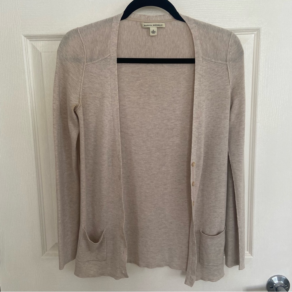 Banana Republic Silk Cardigan